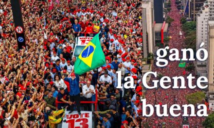 Gana Lula, ganan los trabajadores: ganó la gente buena